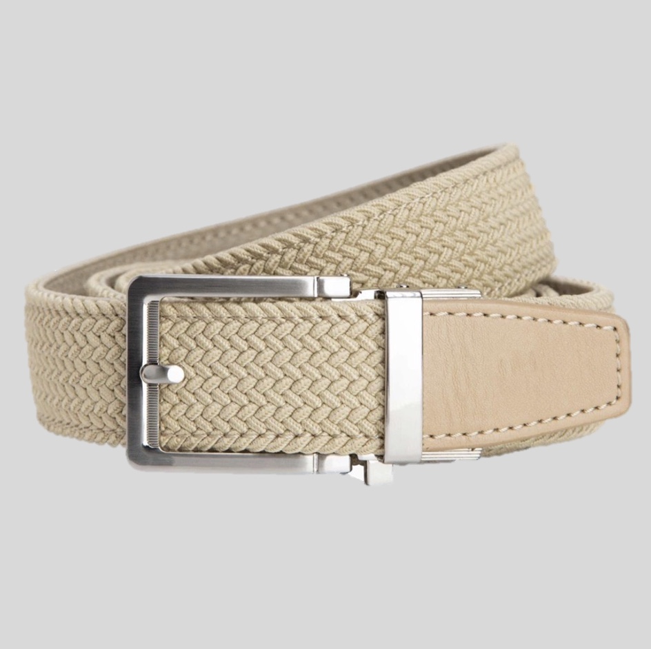 Nextbelt Braided Tan Ratchet Belt