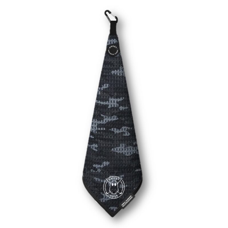 Ghost Golf Magnetic Towel - Black Camo